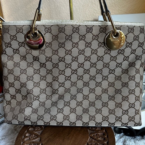 Gucci GG Monogram Logo Tote Bag with COA - Picture 3 of 14
